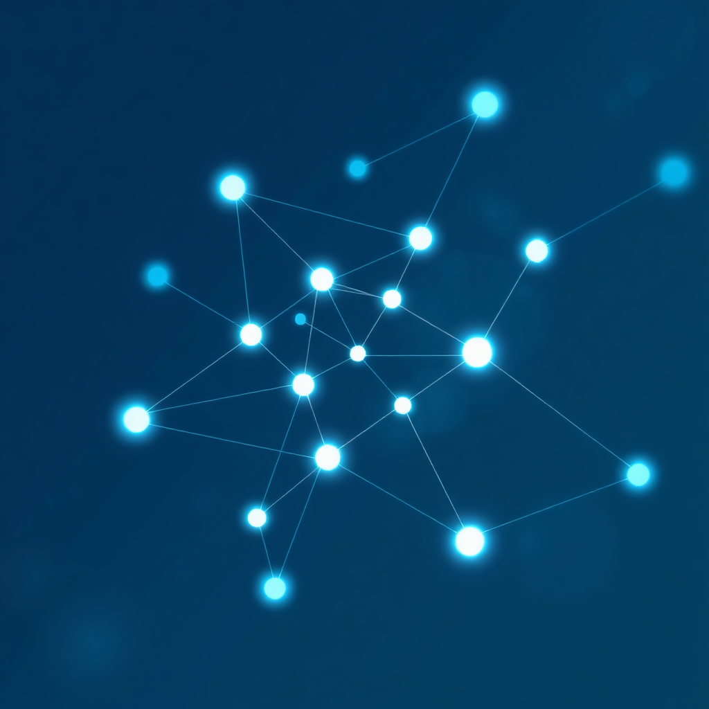 Abstract network graphic